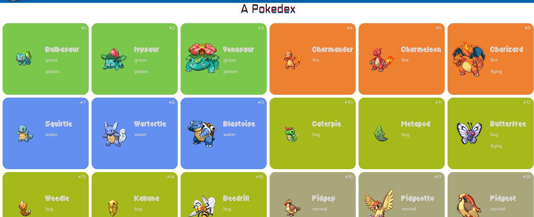 screenshot of the project 'el pollo loco'